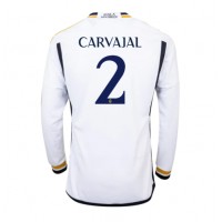 Real Madrid Daniel Carvajal #2 Hjemmedrakt 2023-24 Langermet